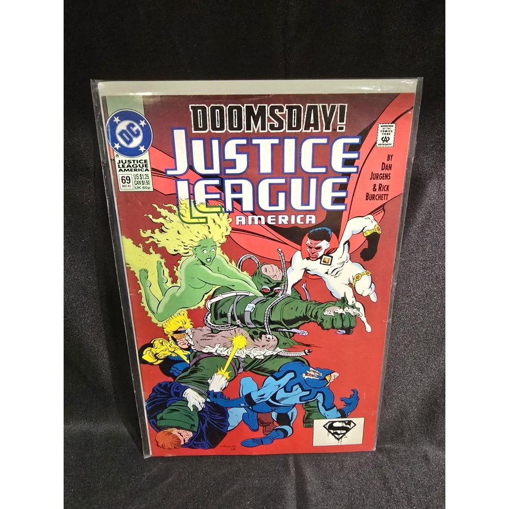 1992 DC COMICS JUSTICE LEAGUE AMERICA # 69 DOOMSDAY